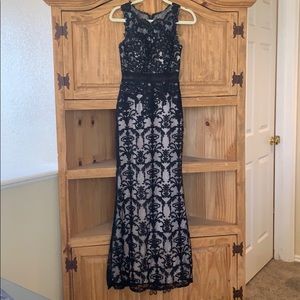 Classic Black and Nude Dress